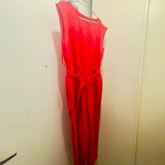 PreLoved Talbot Pink sleeveless Jumpsuit. - Picture 4 of 4